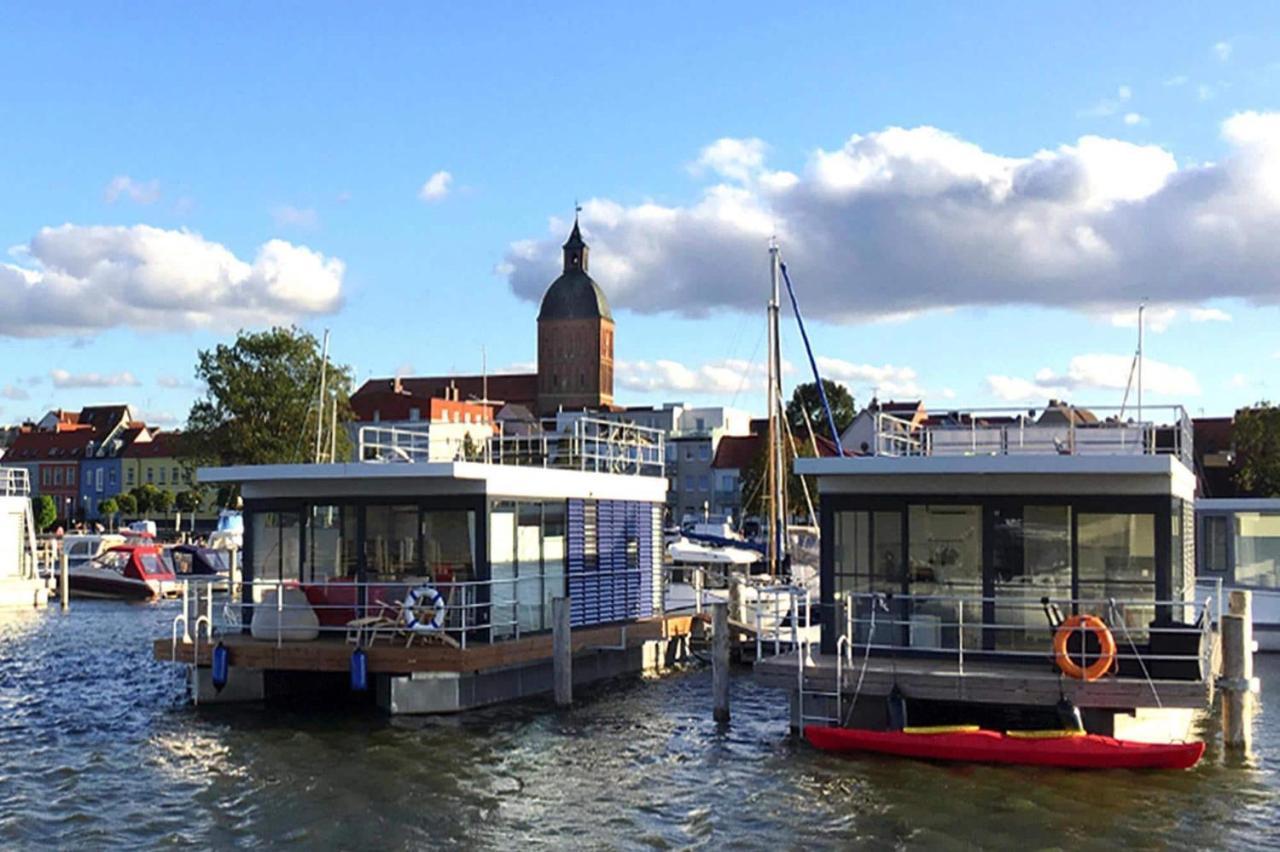 Hausboot Floating Houses Blue Active In Ribnitz-Damgarten Ngoại thất bức ảnh